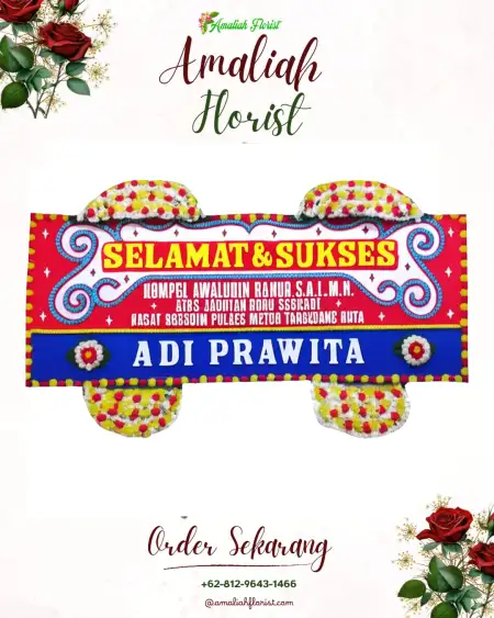Papan Bunga Ucapan Selamat Wotanngare